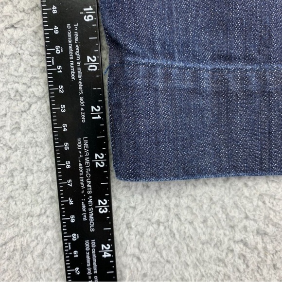 White House‎ Black Market Jeans Womens 8 (31x22) Blue Stretch Straight Cropped - Picture 5 of 5